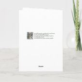 "Die Esel machen große Santas!" Feiertagskarte (Rückseite)