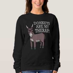 Die Esel sind meine eironische Esel Sweatshirt