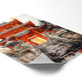 Die Essenz der asiatischen Architektur - künstleri Poster (Ecke)