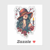 Die Essenz der Frau: Anmut, Kraft und Schönheit Aufkleber (Blatt)