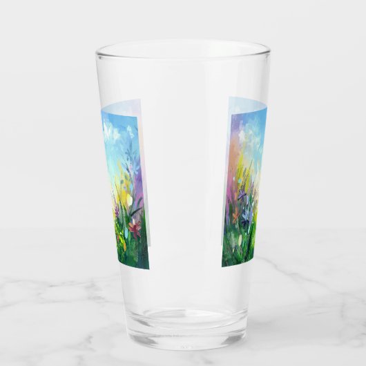 Die Essenz des Frühlings Glas (Links)