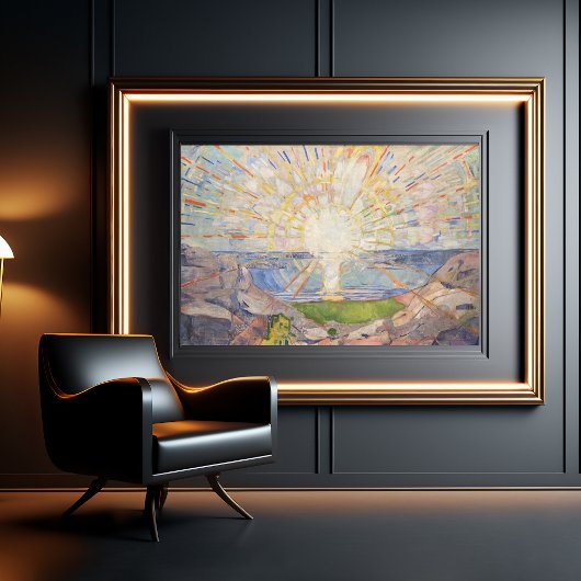 Die Essenz des Lichts und der Emotion der Sonne Poster