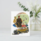 Die Essex Vier-Türe-Limousine Postkarte (Stehend Vorderseite)