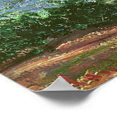 Die Esterel-Berge - Claude Monet Poster (Ecke)