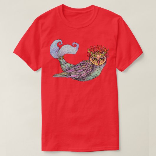 Die Eule, Das T-Shirt der haarigen Schale, Die Eul (Design vorne)