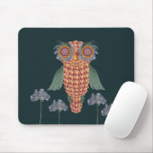 Die Eule der Weisheit und der Blume Mousepad (Mit Mouse)