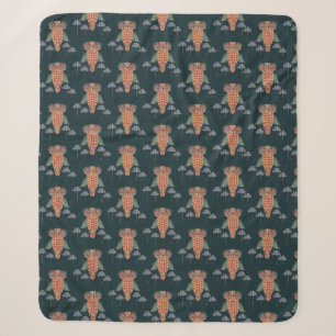 Die Eule der Weisheit und der Blume Sherpadecke