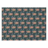 Die Eule der Weisheit und der Blume Tischdecke (Vorderseite (Horizontal))