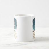 Die Eule hat einen Punkt Kaffeetasse (Mittel)