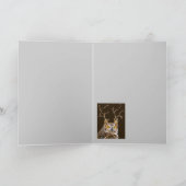 Die Eule-Karte spenden Feiertagskarte (Innenseite)