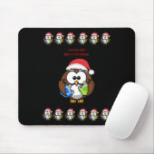 Die Eule-Maus-Pad des Weihnachtsmanns Mousepad (Mit Mouse)