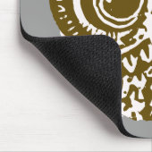 Die Eule Mousepad (Ecke)