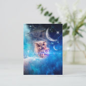 Die Eule Postkarte (Stehend Vorderseite)