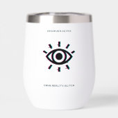 Die Eule sieht Euch - Glitch Eye Horror Shirt - We (Rückseite)