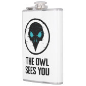 Die Eule sieht Euch - Glitch Eye Horror Shirt - We Flachmann (Links)