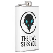 Die Eule sieht Euch - Glitch Eye Horror Shirt - We Flachmann (Rechts)