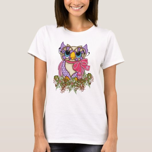 Die Eule und der Heilige T-Shirt (Vorderseite)