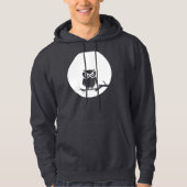 Die Eule und der Mond Hoodie (Vorderseite)