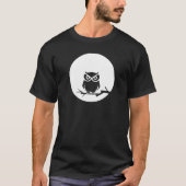 Die Eule und der Mond T-Shirt (Vorderseite)
