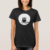 Die Eule und der Mond T-Shirt (Vorderseite)