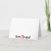 Die Eule und der Pussycat - Bonorand Kunst Karte (Rückseite)