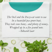 Die Eule und der Pussycat - Geschirrtuch/Tee Towl Handtuch (Gefaltet)