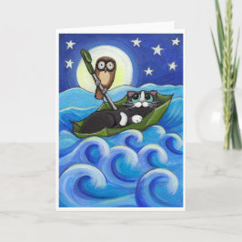 Die Eule und der Pussycat Karte