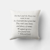 Die Eule und der Pussycat - Kissen/Kissen Kissen (Rückseite)