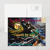 Die Eule und die Fotze Postkarte (Vorne/Hinten)