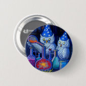 Die Eulen-Chemiker Button (Vorne & Hinten)