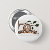 Die Eulen-Familie Button (Vorne & Hinten)
