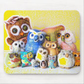 Die Eulen-Familie Mousepad (Vorne)