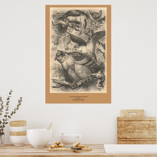 Die Eulen Poster (Küche)