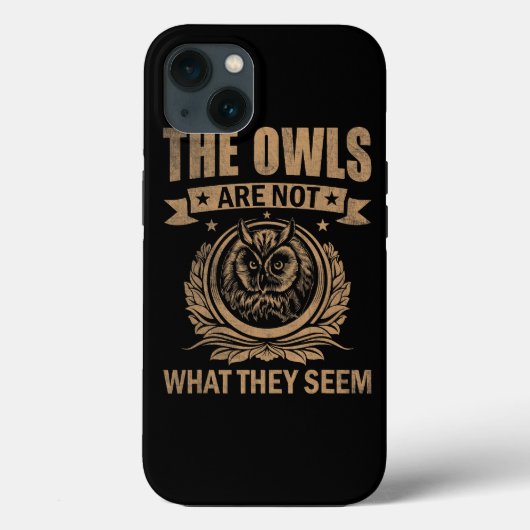Die Eulen sind nicht das, was sie als lustiges Out Case-Mate iPhone Hülle (Rückseite)
