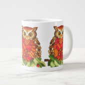 Die Eulen-Tasse Jumbo-Tasse (Vorderseite Rechts)