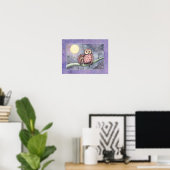Die Eulen und der Mond Druck Poster (Heimbüro)