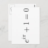 Die Euler-Formel Postkarte (Vorne/Hinten)
