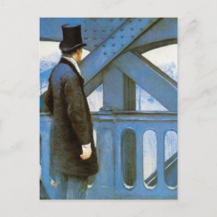Die Europabrücke von Gustave Caillebotte Postkarte