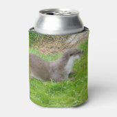 Die europäische Otter kann kühlen Dosenkühler (Kanne Vorderseite)