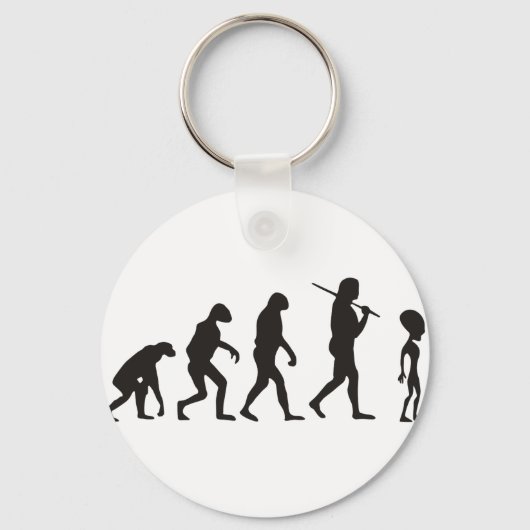 Die Evolution der Alien Schlüsselanhänger (Vorderseite)