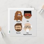 Die Evolution der angesagten Grußkarte Karte (Vorderseite/Rückseite Beispiel)