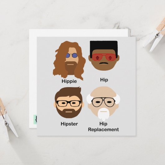 Die Evolution der angesagten Grußkarte Karte (Vorderseite/Rückseite Beispiel)