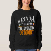 Die Evolution der Bitcoin-Blockchain von Money Cyp Sweatshirt (Vorderseite)