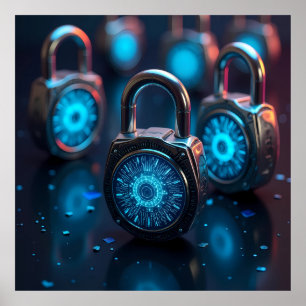 Die Evolution der High-Tech-Security-KI Poster