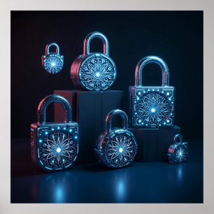 Die Evolution der High-Tech-Security-KI Poster