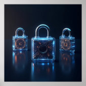 Die Evolution der High-Tech-Security-KI Poster (Vorne)