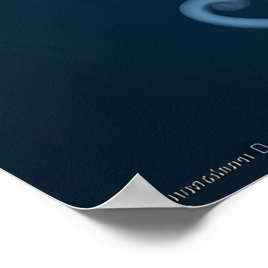 Die Evolution der Intelligenz-KI Poster (Ecke)