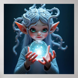 Die Evolution der Intelligenz-KI Poster