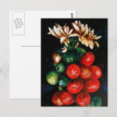 Die Evolution der Kaffeekarte Postkarte (Vorne/Hinten)