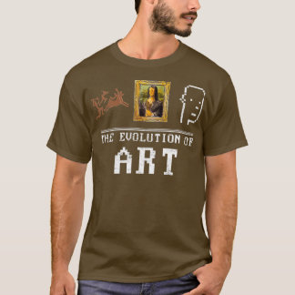 Die Evolution der Kunst, die nicht zu einem Kunsts T-Shirt